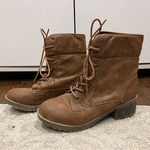 Rock & Candy - Brown combat boots